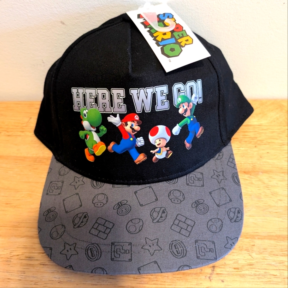 Youth Baseball Cap Nintendo Super Mario Brand New with tag from Bioworld